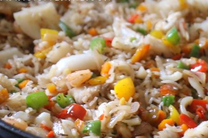 Seafood fried rice