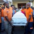The coffin of Dominican journalist Leonidas Martinez is carried during his funeral in San Pedro de Macoris, Dominican Republic on February 15, 2017, the day after he was shot dead alongside broadcaster Luis Manuel Medina