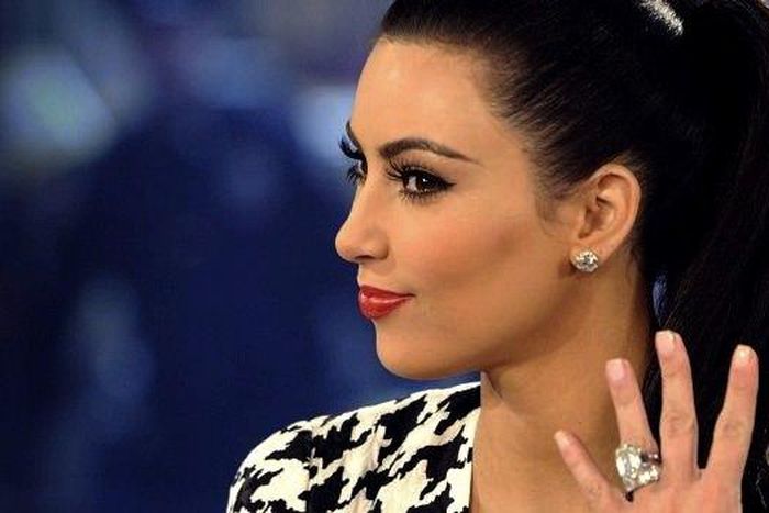 Kim Kardashian engagement ring