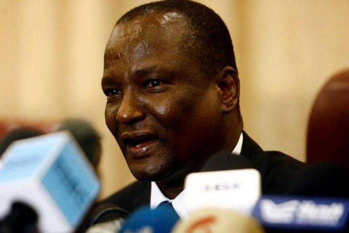 South Sudan's Vice President Taban Deng Gai, pictured in August 2016, and President Salwa Kiir are accused of holding "intensive" meetings with the SPLM-N rebel group by a Sudanese security agency