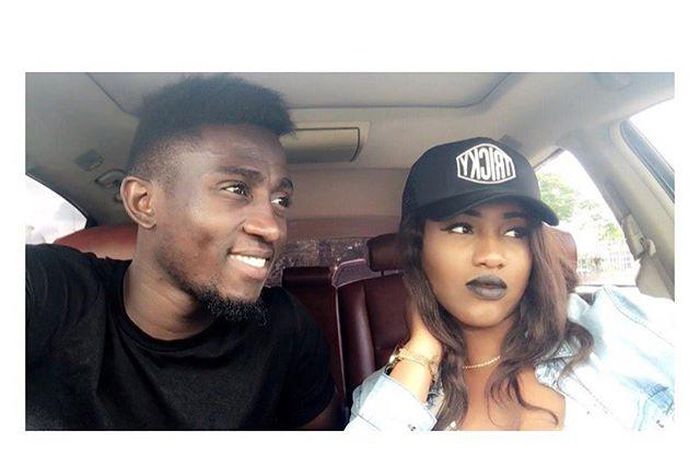 Wilfred Ndidi and girlfriend