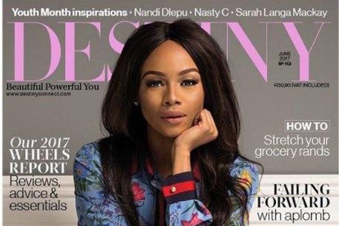 Bonang Matheba for Destiny Magazine