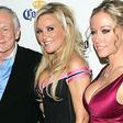 Hugh Hefner with Playboy girls