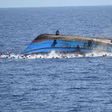 Capsized boat