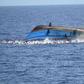 Capsized boat