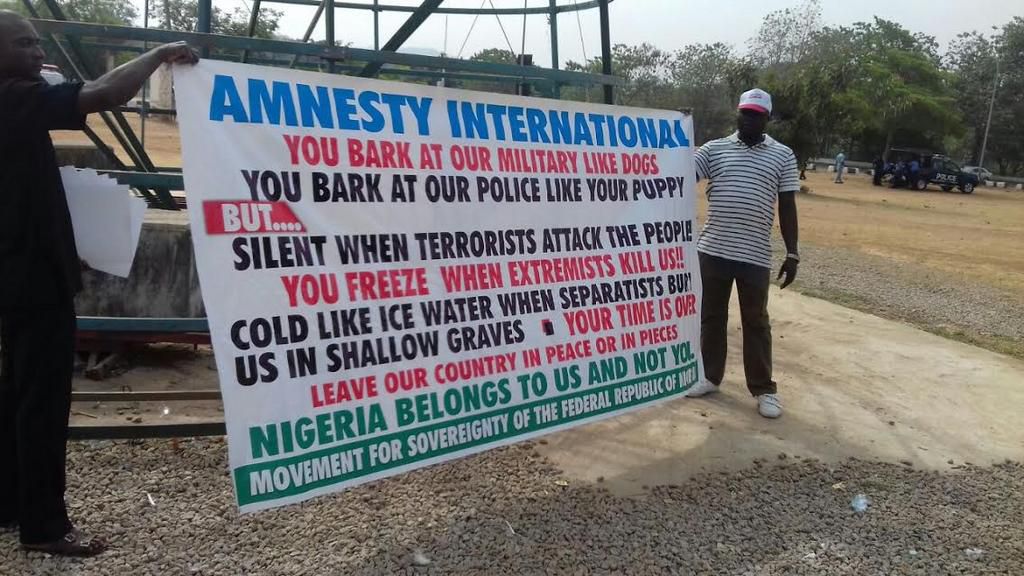Group gives Amnesty International 24-hour-ultimatum to depart Nigeria