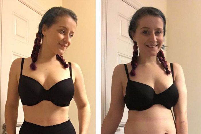 This Woman Took A Picture Wearing Just Tights To Make A Powerful Statement About Body Image