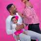 Ebuka, daughter, Jeweluchi Jasmine Obi-Uchendu and wife Cynthia Obianodo.