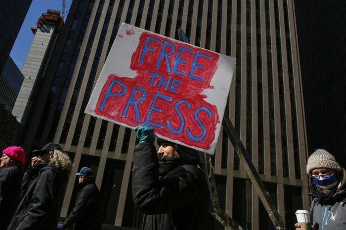 Reporters are increasingly finding they are part of the story after President Donald Trump's denunciation of "fake news" and branding media as "the enemy of the people"