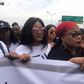 Mercy Aigbe at the #1in3Africa walk against domestic violence