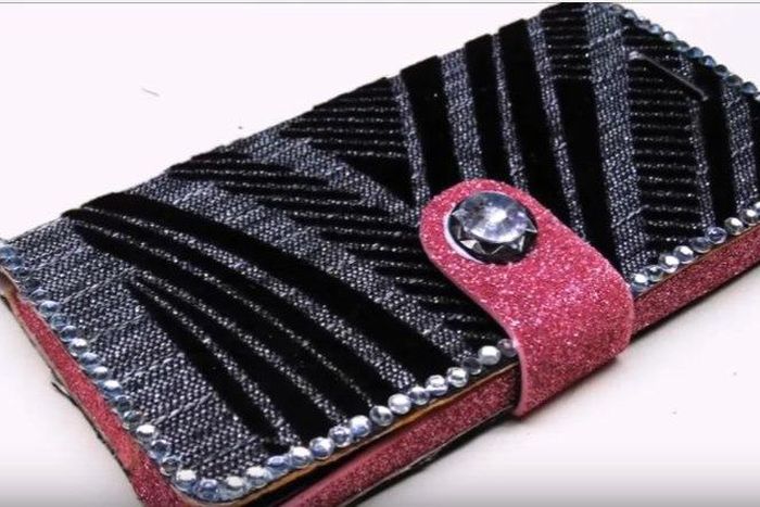 Homemade phone pouch