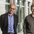 Microsoft CEO Satya Nadella and cofounder Bill Gates.