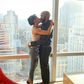 Banky W and Adesiua Etomi seal engagement with a kiss