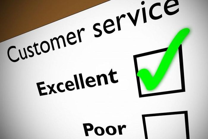How do your customers rate you on customer service?