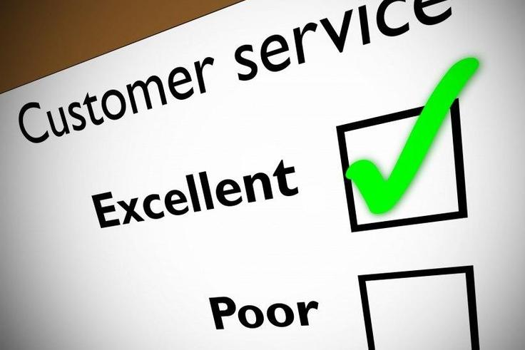 How do your customers rate you on customer service?