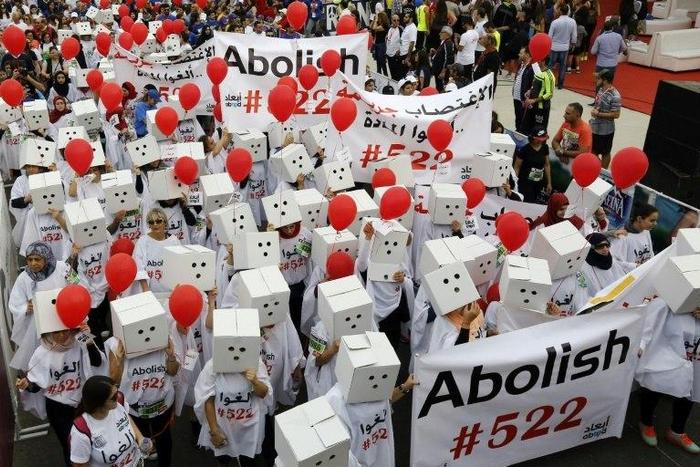 Activists successfully campaigned for the repeal of the controversial Lebanese law allowing rapists who marry their victims to go free