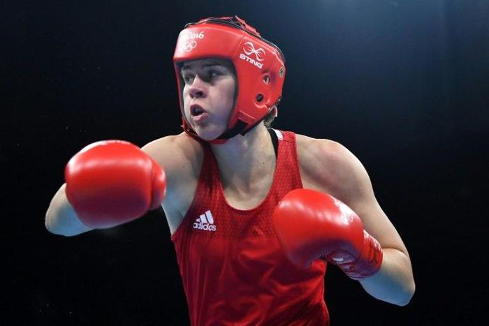 Great Britain's Savannah Marshall at the Rio Olympics on August 17, 2016