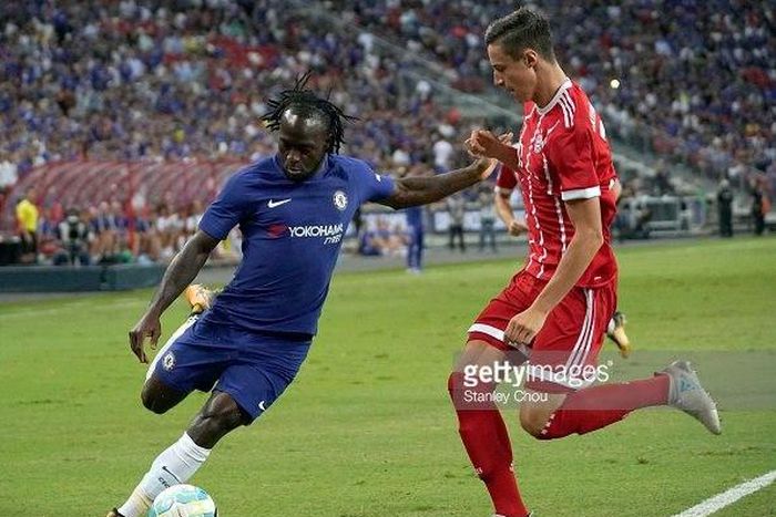 Victor Moses and Marco Friedl