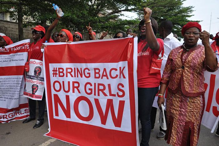 Nigerians at the #BringBackOurGirls March