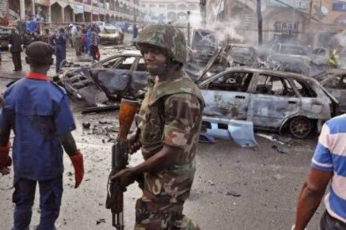 Scene of a suicide bombing in Borno - photo for illustrative purpose only.