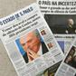 A view of the front pages of the main Brazilian newspapers, reporting on a scandal implicating Brazilian President Michel Temer and Senator Aecio Neves, in Sao Paulo, Brazil on May 18, 2017