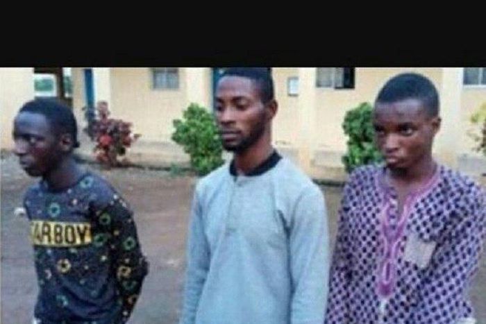The suspected Ilorin ritualists