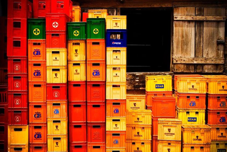 Beer crates (Illustration)