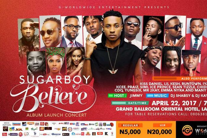Sugarboy-Believe-album-concert