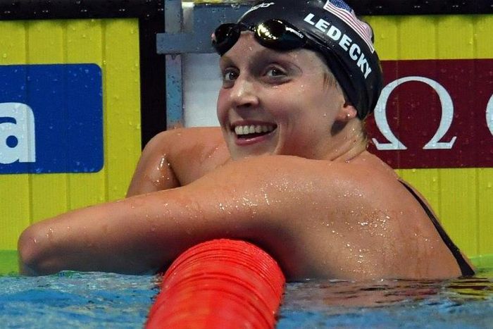 US Katie Ledecky clocked 15 minutes, 31.82 seconds to win the 1500m freestyle