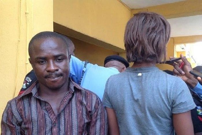 The fake Prophet Enyeribe Nkwocha and the victim