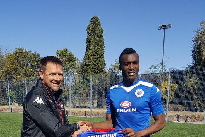 Azubuike Egwuekwe and Eric Tinkler