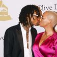 Wiz Khalifa and Amber Rose share kiss at pre-Grammy gala