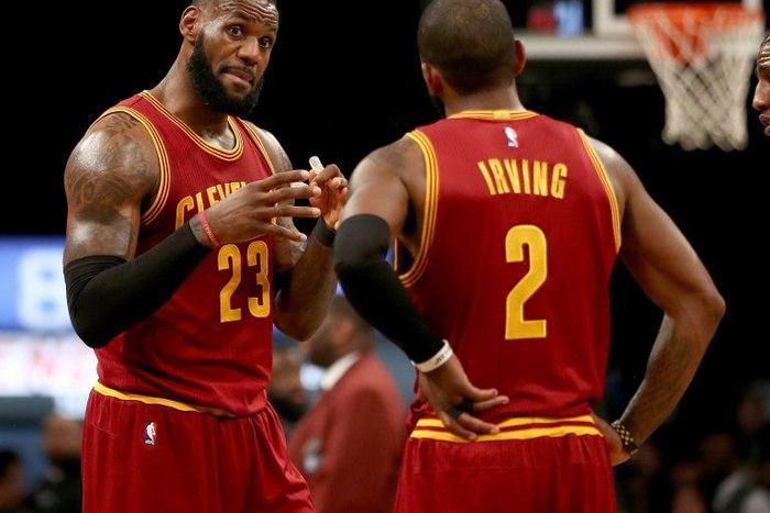 LeBron James and Kyrie Irving of the Cleveland Cavaliers have been named Eastern Conference all-star starters