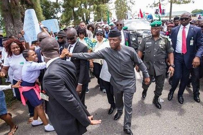 Excitement as Osinbajo visits Calabar