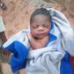 The pretty newborn baby abandoned by her mother