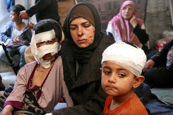 A suicide blast that tore through buses evacuating families from northern Syria killed dozens, including at least 68 children, and wounded hundreds