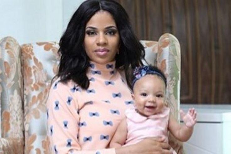 Venita with her baby