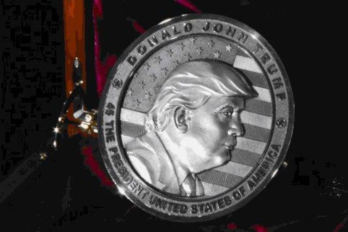 Russian company unveils "In Trump We Trust" coins