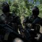 Soldiers patrol in search of gang members around the municipalities of San Martin and San Jose Guayabal, in El Salvador