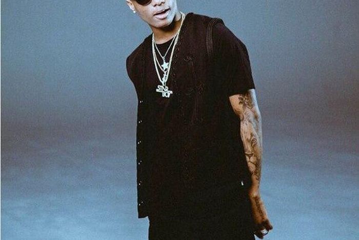 Wizkid debuts bleached hair