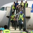Some Libyan deportees at the Murtala Mohammed International Airport