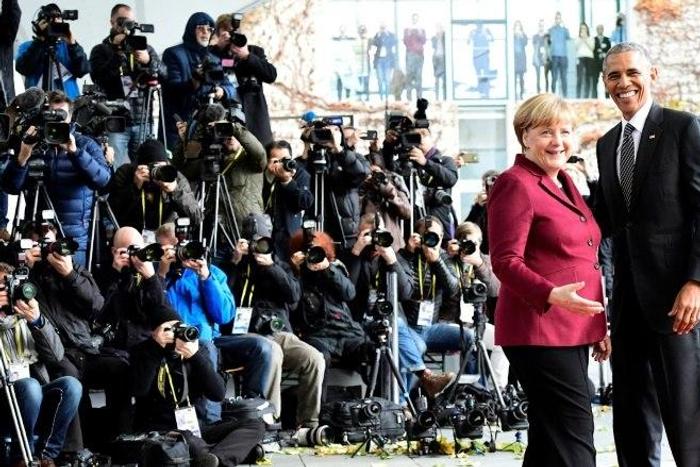 Barack Obama and German Chancellor Angela Merkel developed a strong partnership during the US president's tenure