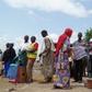 Internally Displaced Persons (IDPs) receiving aid.