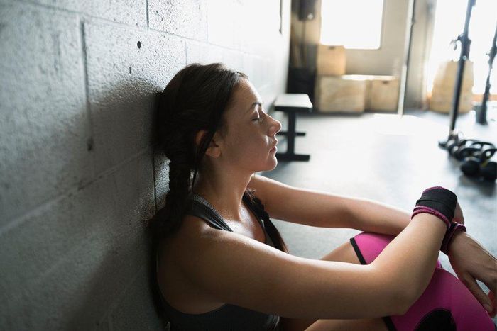 tired at gym