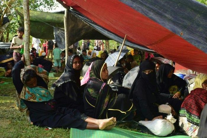 Thousands of Rohingya civilians have fled towards Bangladesh after a recent surge in violence in troubled Rakhine state