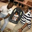 Davido, Chief Deji Adeleke and his grand daughter, Hailey Adeleke.