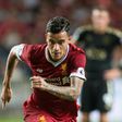 Liverpool's Philippe Coutinho in action against Leicester City during the final of the Asia Trophy tournament in Hong Kong, on July 22, 2017
