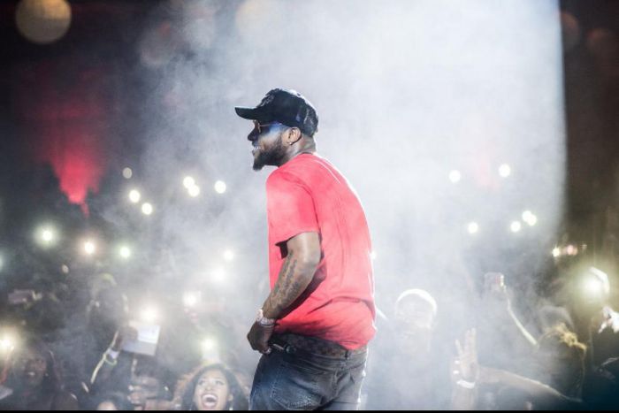 Davido thrilling a Germany concert audience