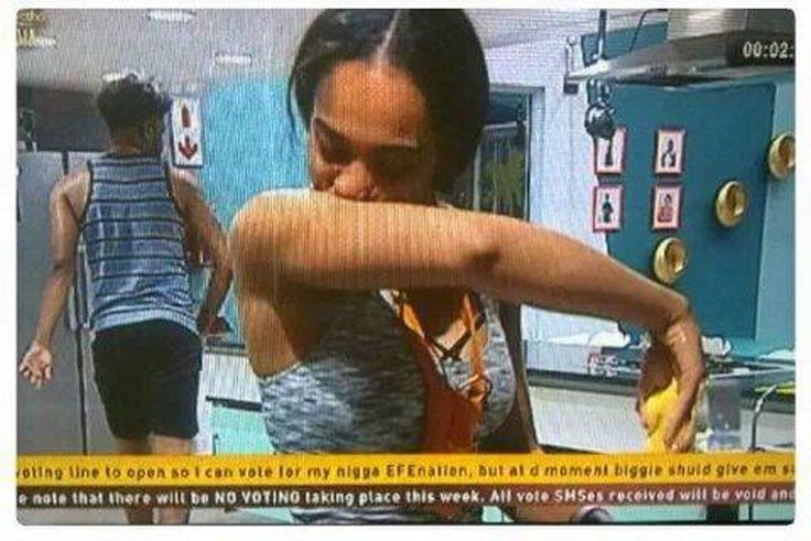 TTT and Tboss share a kiss on Big Brother Naija