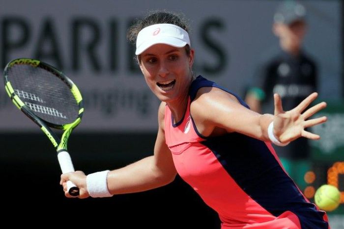 Britain's Johanna Konta, pictured in May 2017, cruised into the finals for her first WTA Tour